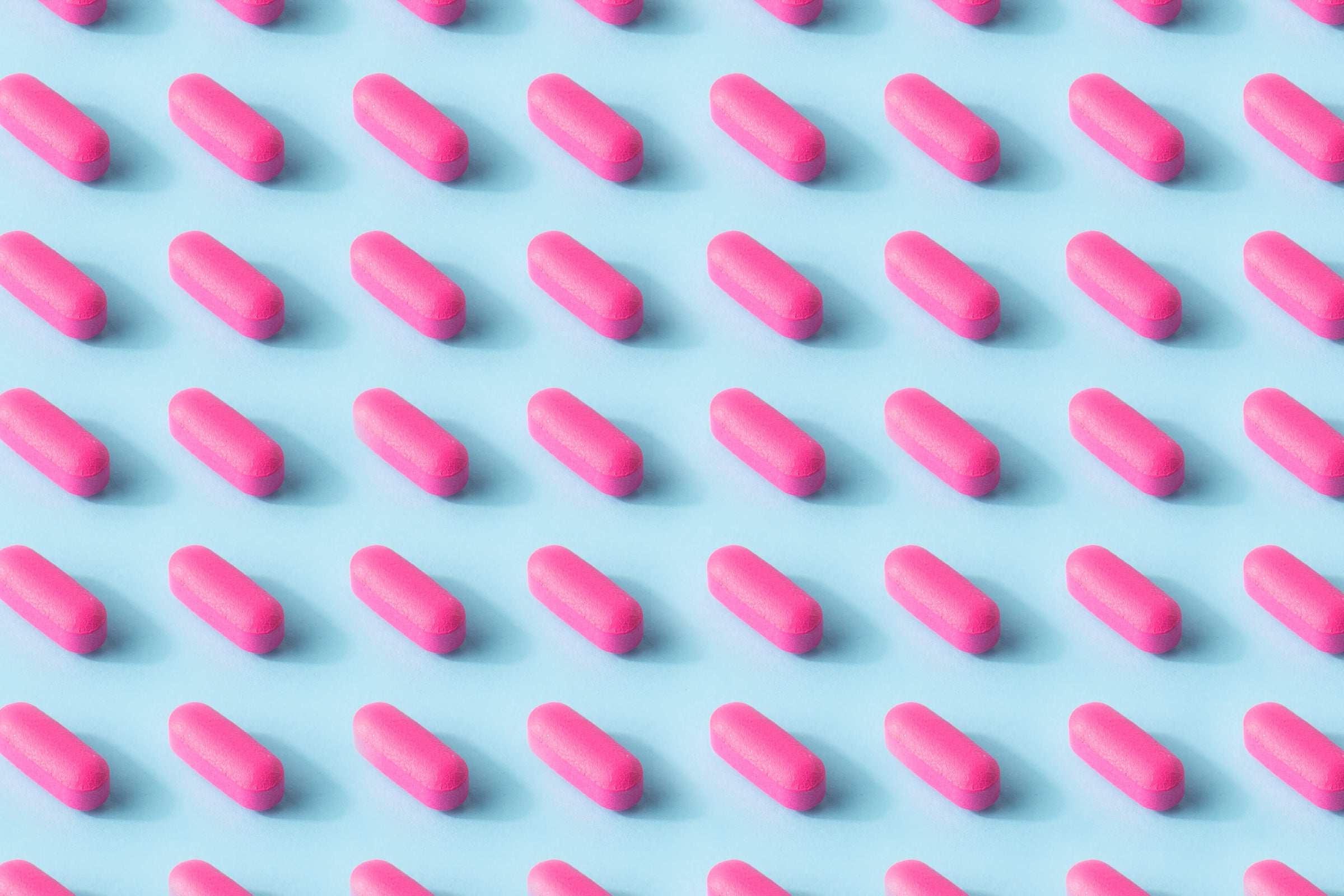 many pink pills