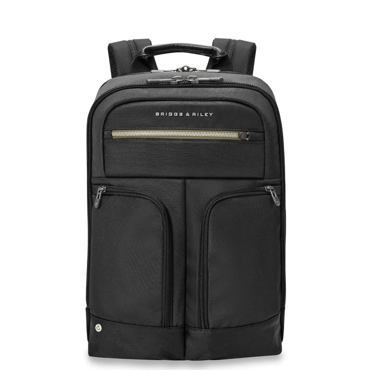 Briggs & Riley Slim expandable backpack in color black