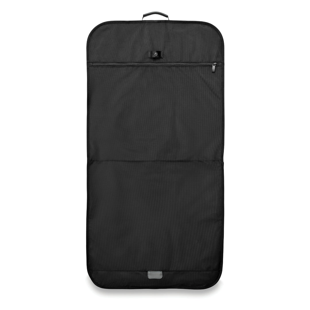 Briggs & Riley Baseline Classic Garment Bag fully extended with zippered compartment