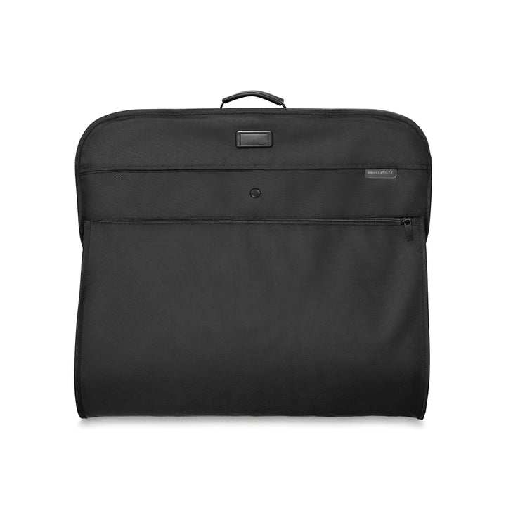 Briggs & Riley Baseline Classic Garment Bag fully folded showing top grab handle