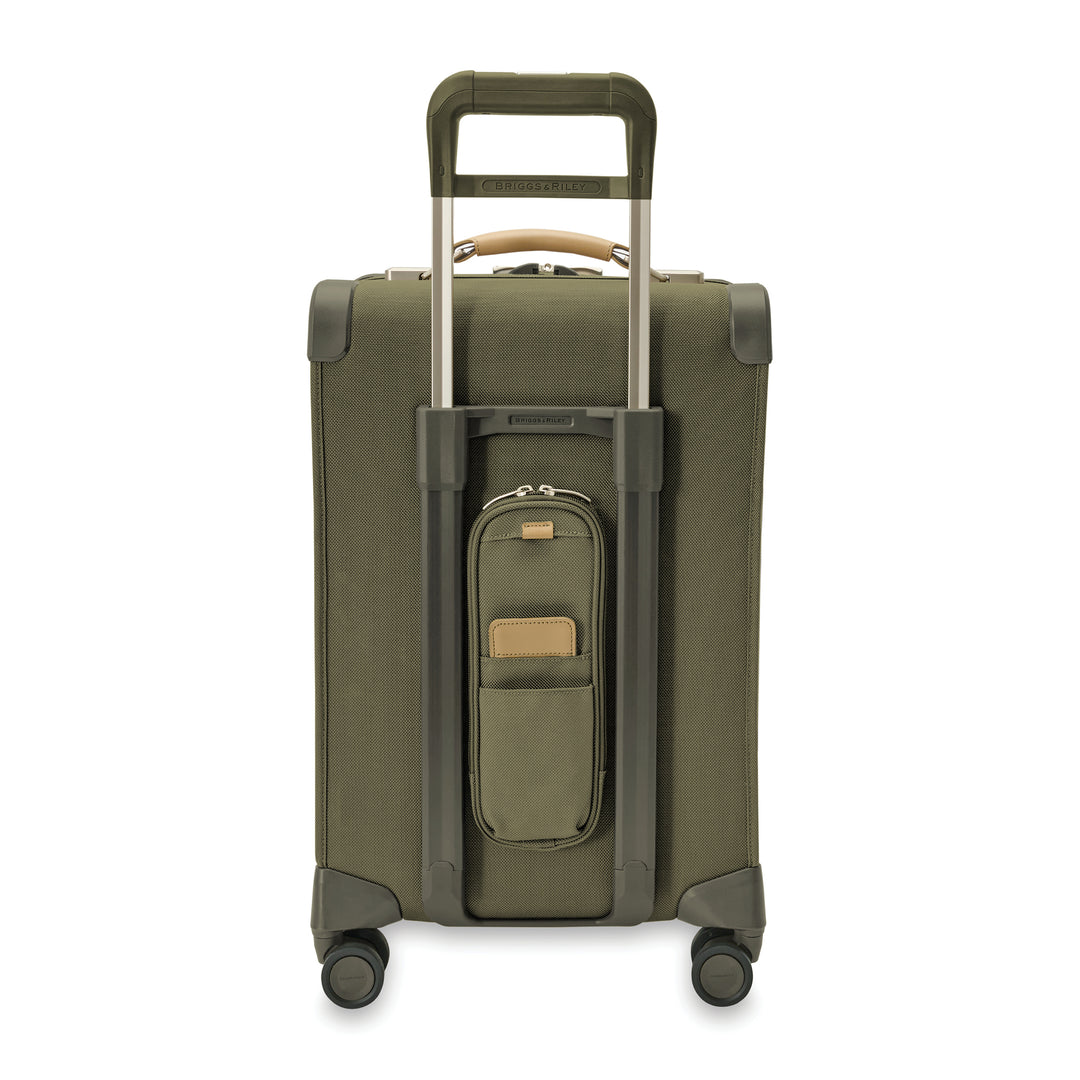 Back of Briggs and Riley Baseline Spinner Suitcase