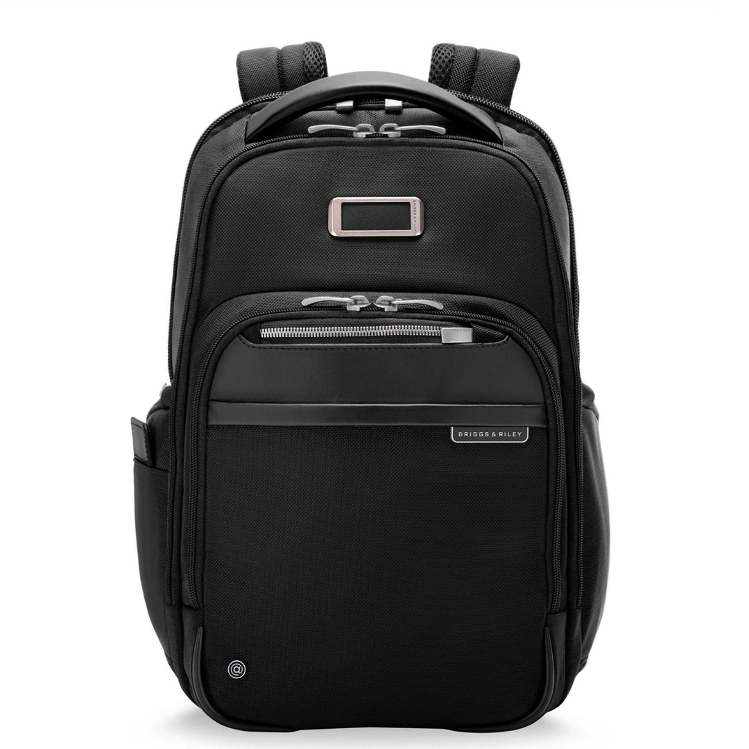 Briggs and Riley Medium backpack in black front view