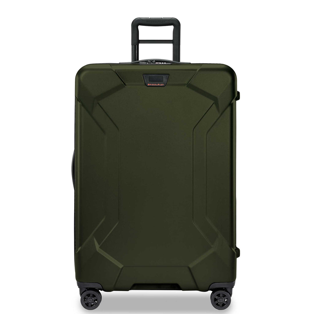 HUnter Green Large Spinner hard shell suitcase