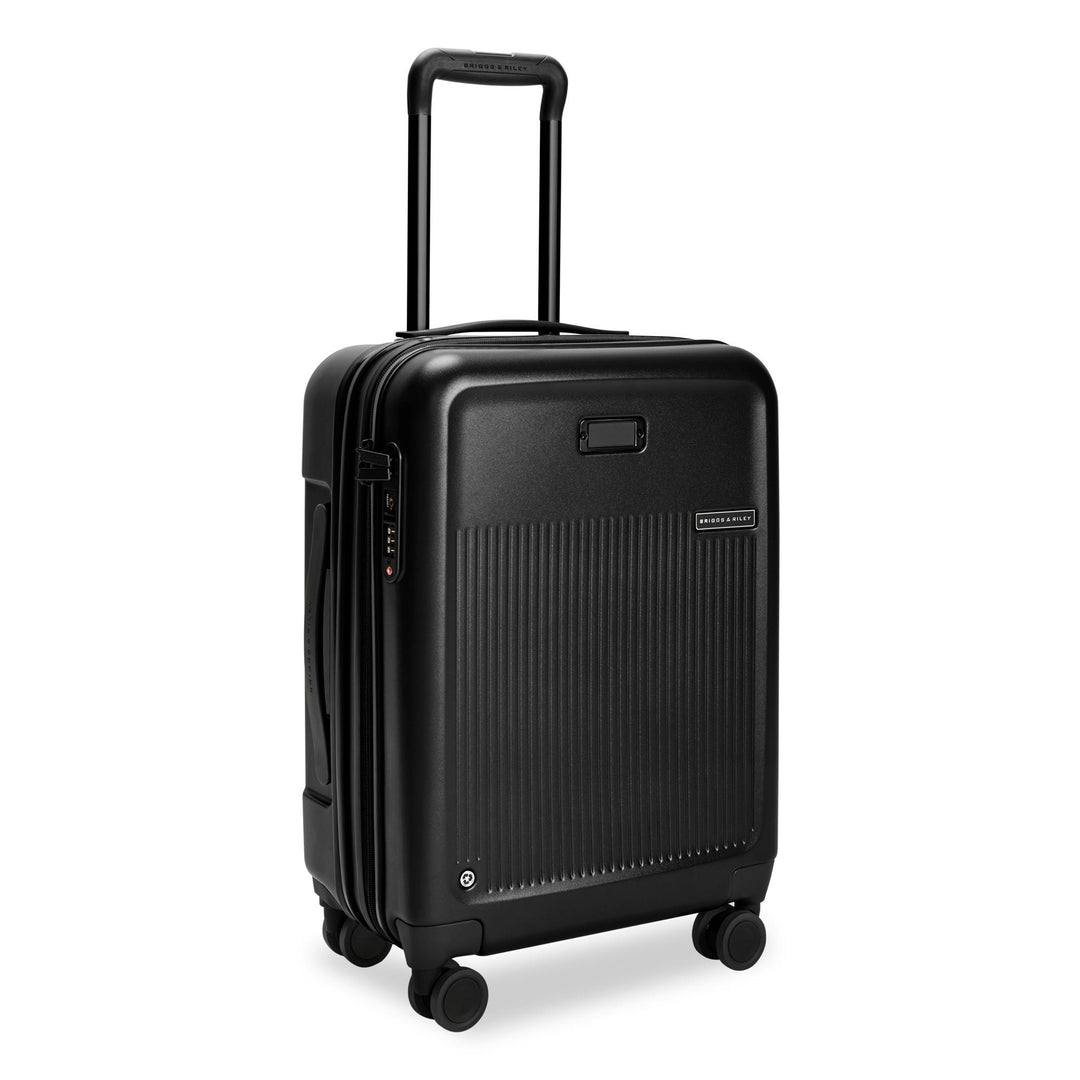 Briggs & Riley Sympatico Global 21" Carry-On Expandable Spinner has 4 shock absorbing spinning wheels