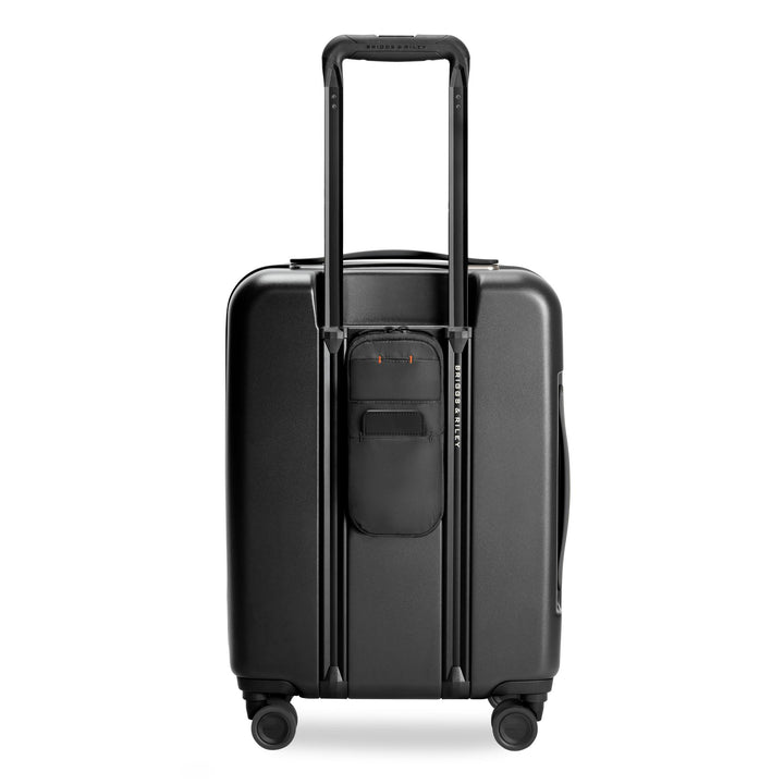 Briggs & Riley Sympatico Global 21" Carry-On Expandable Spinner Backside has power pocket for charging tablet and phone