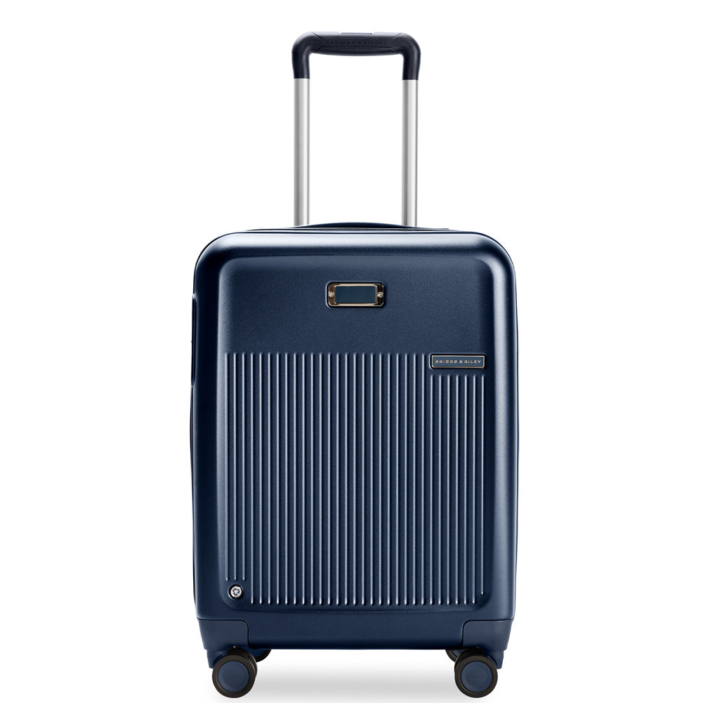 Navy Blue Briggs & Riley Sympatico Global 21" Carry-On Expandable Spinner