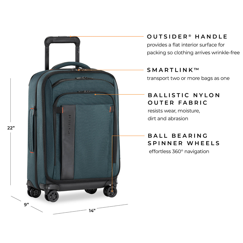 Briggs & Riley ZDX Domestic 22" Carry-On Expandable Spinner