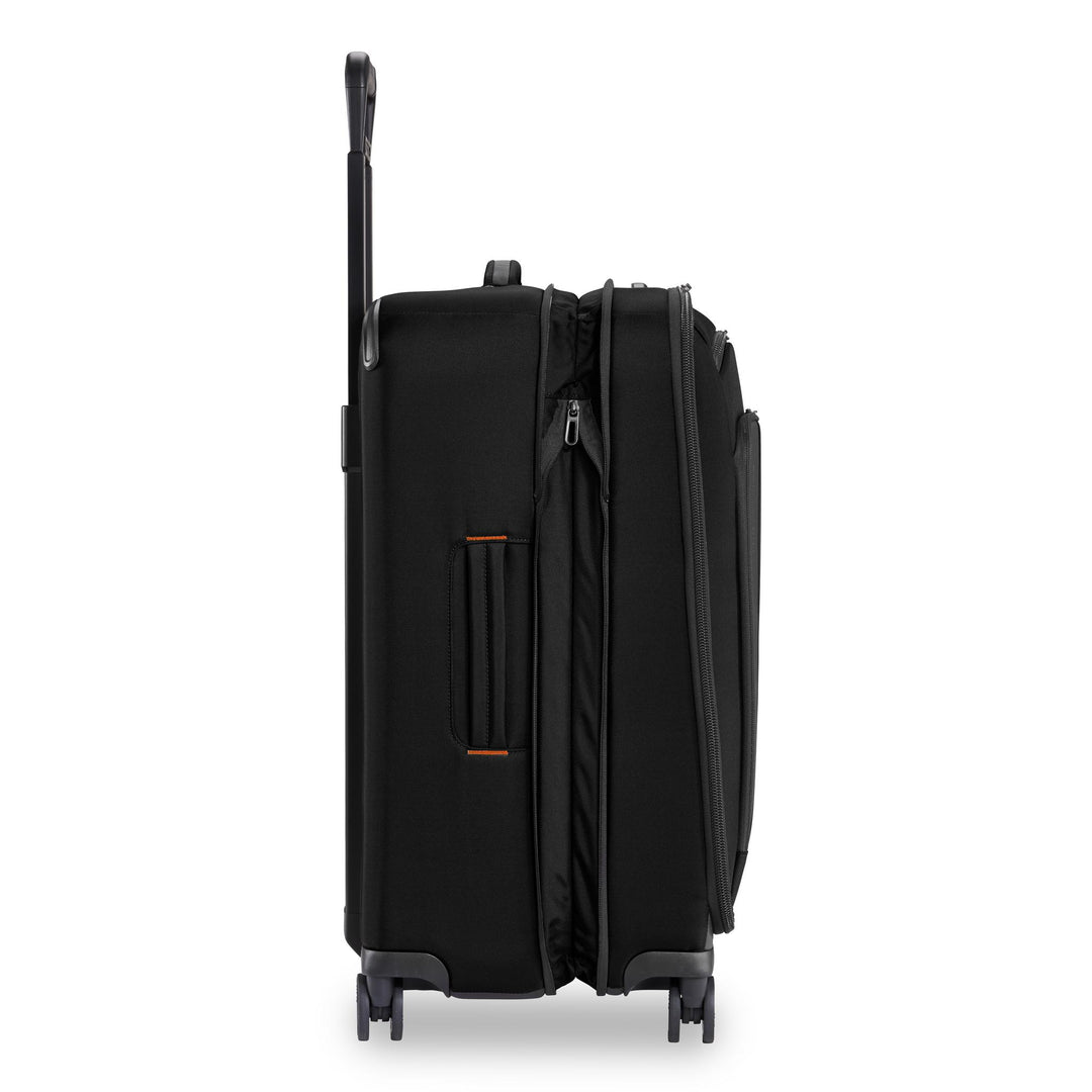 Briggs & Riley ZDX Medium Expandable Spinner Side view with 2.5 inches of expansion optional