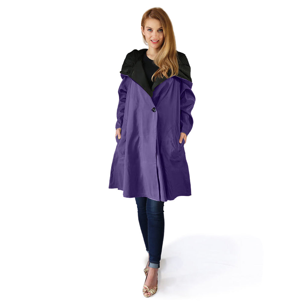 Mycra Pac Short Eggplant Purple Raincoat Reversible