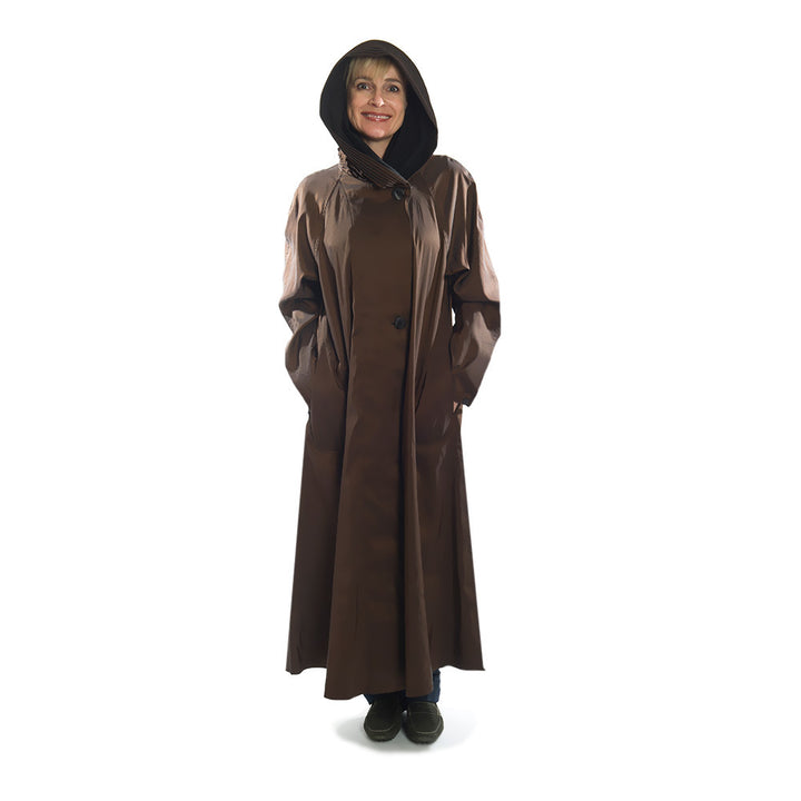 Mycra Pac Raincoat Long Donatella Bronze