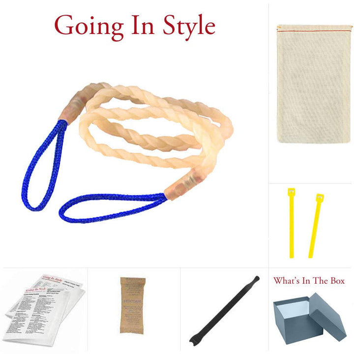 Whats In The Going In Style Box Clothesline Kit with Velcro strap