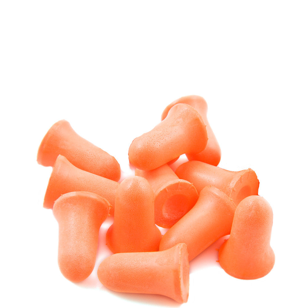 Five Pack of Orange Foam Ear Plugs