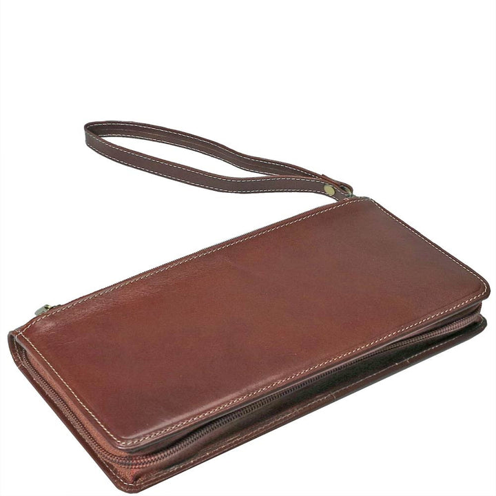 Family Passport and Document Case - Italian Leather