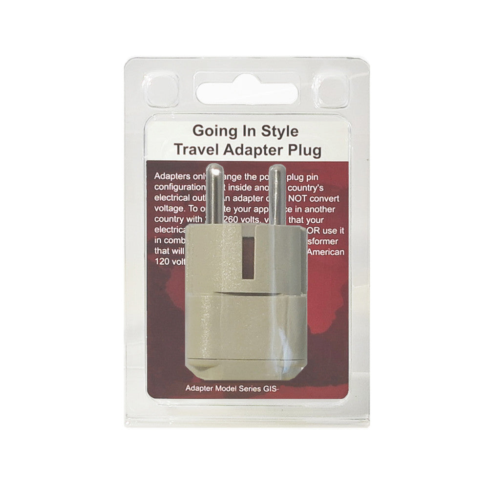 Grounded Europe Adapter in Packaging