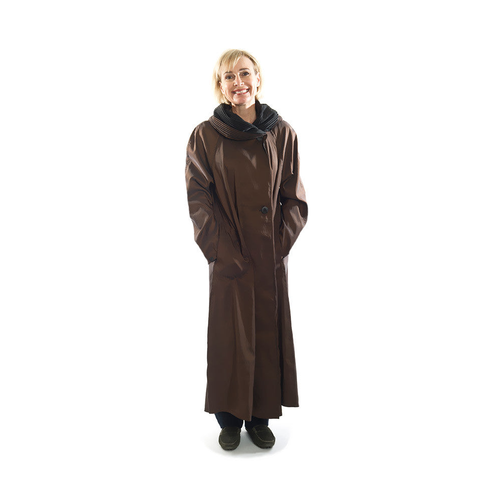 Mycra Pac Raincoat Long Donatella Bronze