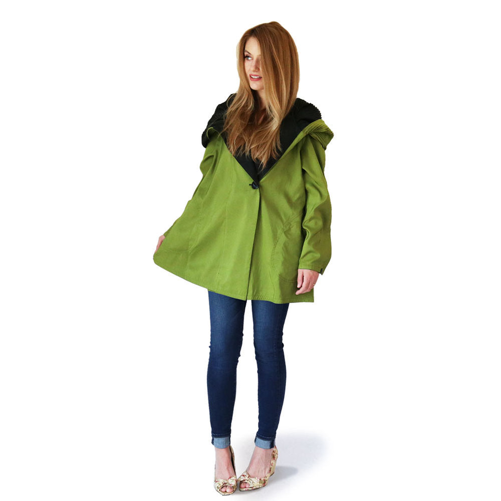 Mini Grass Green Mycra Pac Raincoat