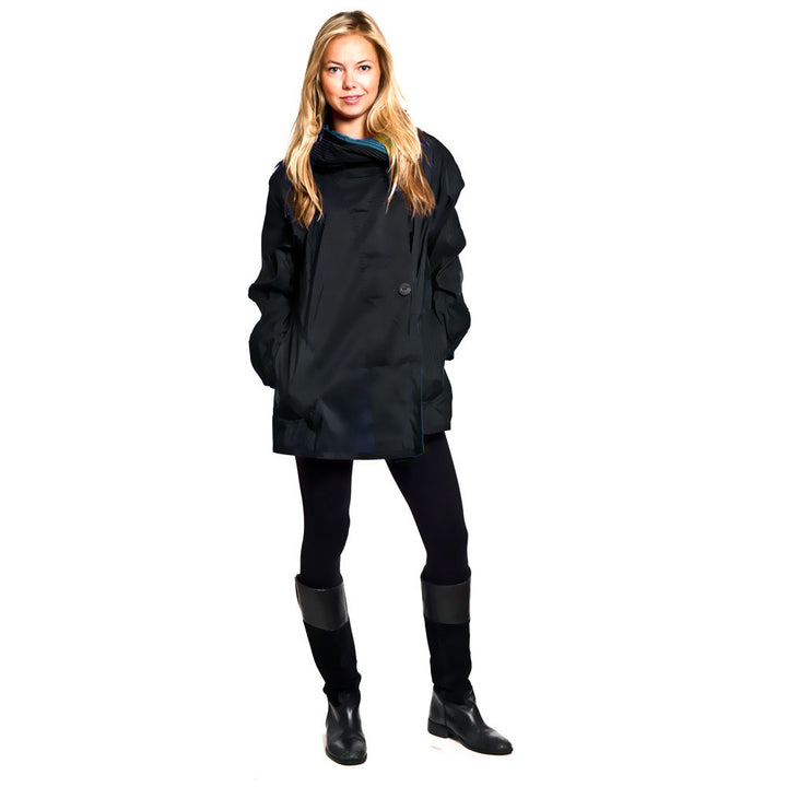 Travel Mini Raincoat Reverses to Black