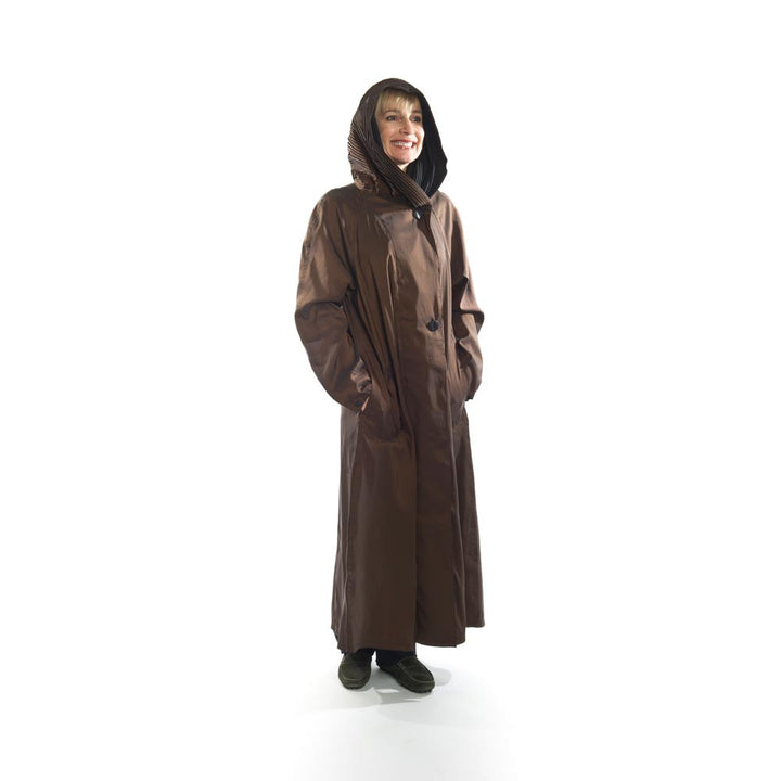 Mycra Pac Raincoat Long Donatella Bronze