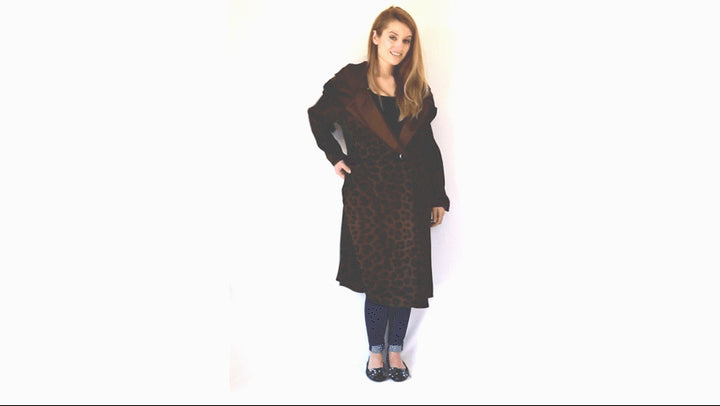 Mycra Pac Leopard Print Raincoat in Tea Length Video